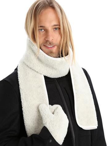 Echarpes Icebreaker Unisex RealFleece™ Merino High Pile Homme Blanche | FR 1065JPQJ